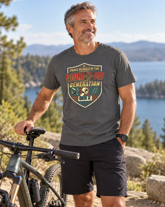 Proud Member of the Figure-It-Out Generation — Gen X Unisex Crew Neck Tee