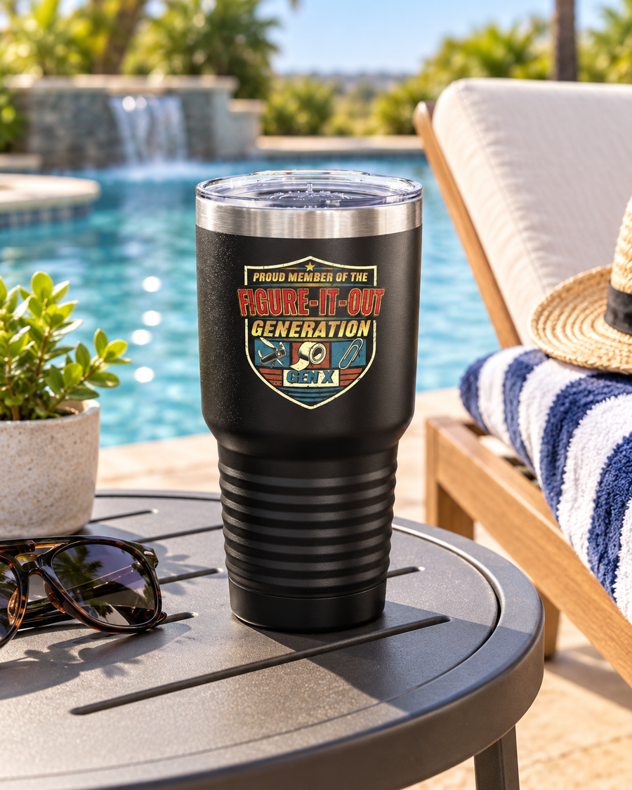 Proud Member of the Figure-It-Out Generation — 30 oz. Insulated Tumbler