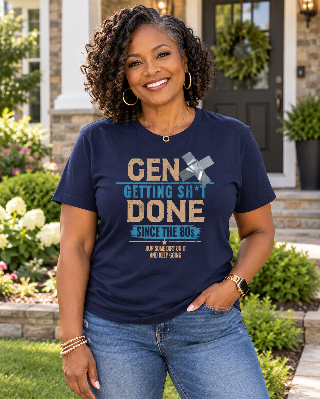 Gen X: Getting Sh*t Done Since the ’80s Unisex Crew Neck Tee