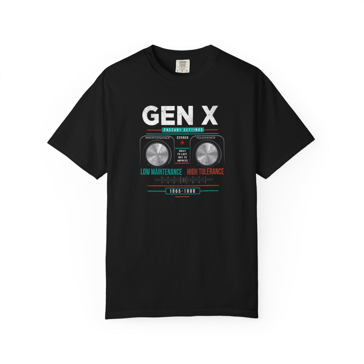 Gen X: Low Maintenance, High Tolerance Unisex Crew Neck Tee