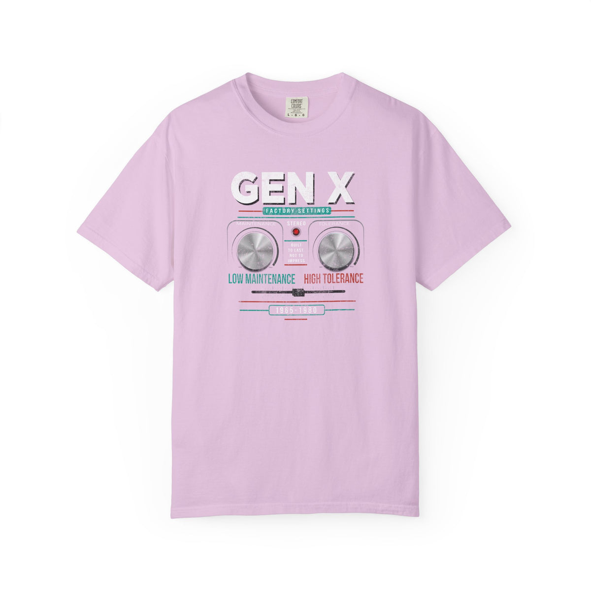 Gen X: Low Maintenance, High Tolerance Unisex Crew Neck Tee